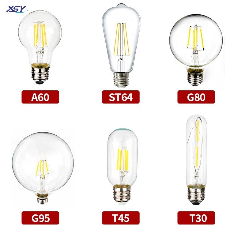 High Quality LED ST64 Dimmable Light Bulbs 100W Equivalent Vintage E26 Edison Bulbs 8W