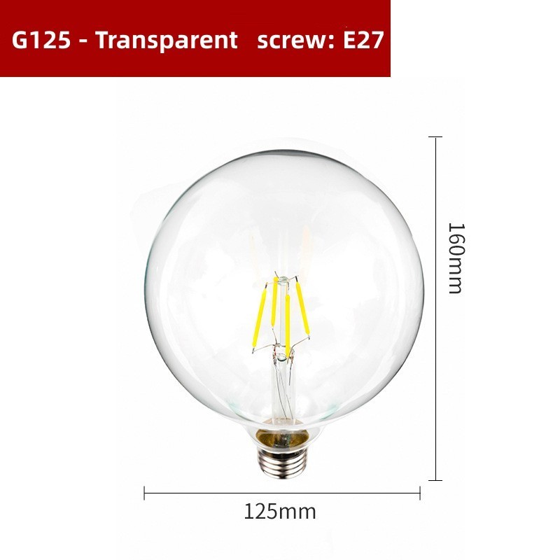 Factory customized  110v 220v 12v 24v 36v Edison incandescent lamp  dimmable  filament led bulb