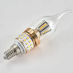 High Quality LED Candle Light Bulb with E14 Small Screw Base Available in 5W 8W and 10W Variants