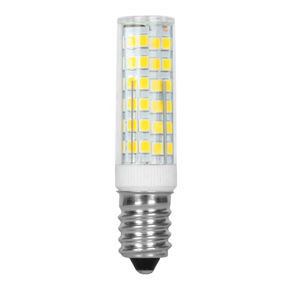 Customized E12 E14 LED Bulb High Brightness Threaded Ceramic Corn Lamp AC220V 5W-12W  Warm Yellow White Cool White No Flicker