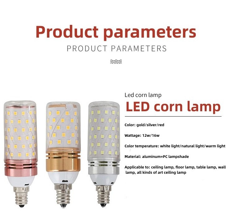 Corn Light Bulbs  100W E27 12W Grow Lights 20 Watt 12V Spare Parts Intelligent Emergency Led Bulb