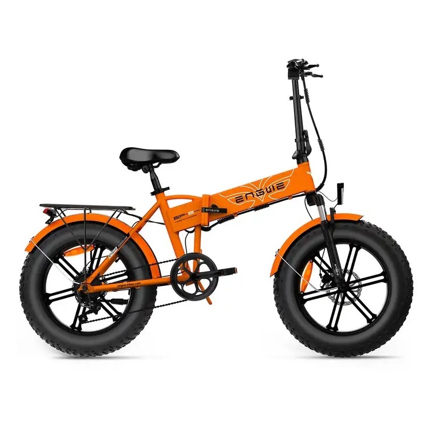 Hot Selling Folded Electric Bicycle Engwe Ep-2 Pro 20 Inch 13Ah Battery City Ebike 750W Fat Tire Folding E Bike For Adults