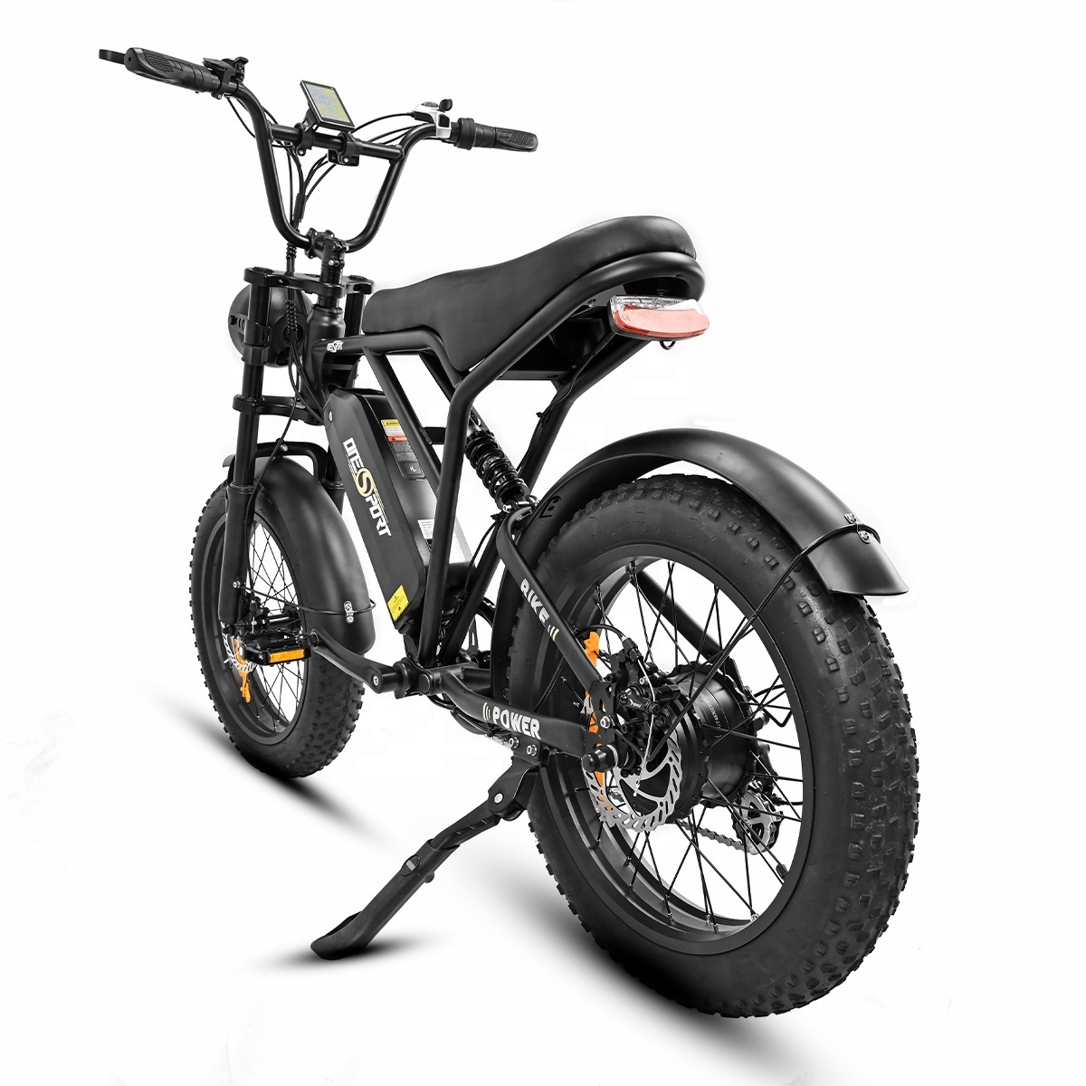 Hot Retro Surron Electric Motor Fat Tire Ebike Hybrid Dirt Pit E Mountain Bike 500W 15Ah Motorcycle Full Suspension Eu Warehouse