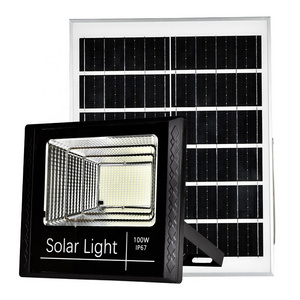 Aixuan Various Wattages 60W 120W 200W 300W 400W Aluminium High Battery Capacity solar floodlights remote control solar spotlight