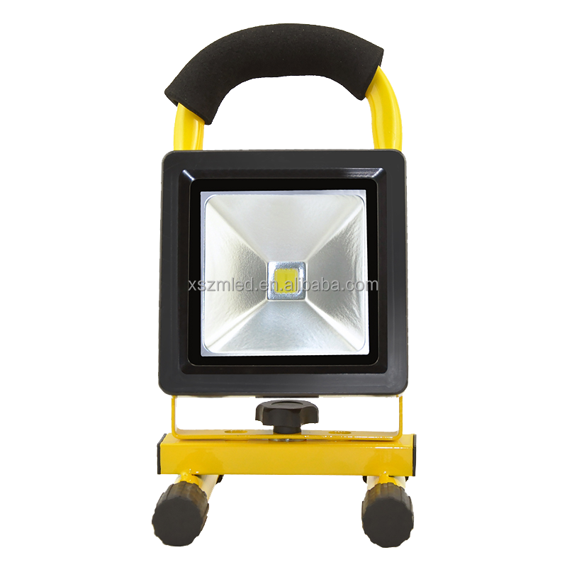 10W 20W 30W 50W 100W Flash Light emergency portable  Construction Site Lighting 3.7V 2200mAh battery Led rechargeable Floodlight