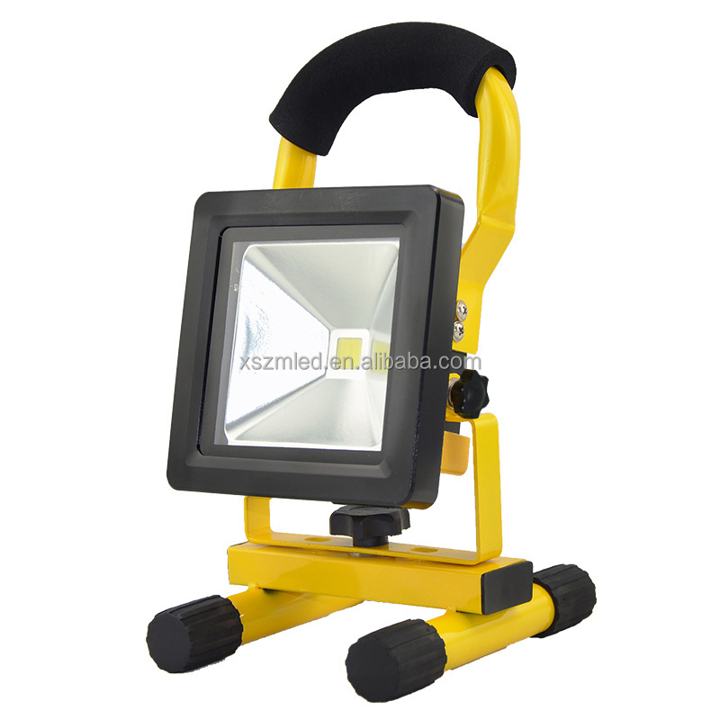 10W 20W 30W 50W 100W Flash Light emergency portable  Construction Site Lighting 3.7V 2200mAh battery Led rechargeable Floodlight