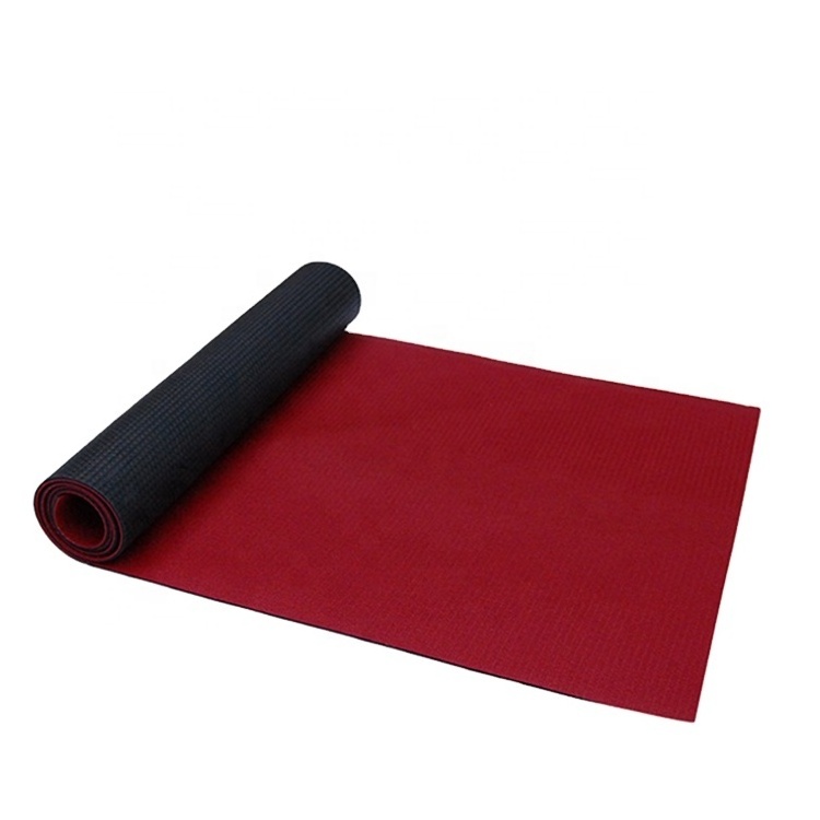 Factory Price Eco Friendly  Custom Non Slip Yoga Bolster Cotton Printed Yoga Mat PVC Yoga Mats