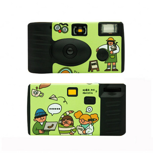 Flash Stock Sticker Blank Analog Disposable Film Customized Print Disposable Camera