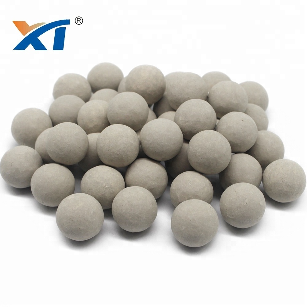 XINTAO Customized Alkaline 17-19%  Inert Aluminium White Ceramic Ball Porcelain