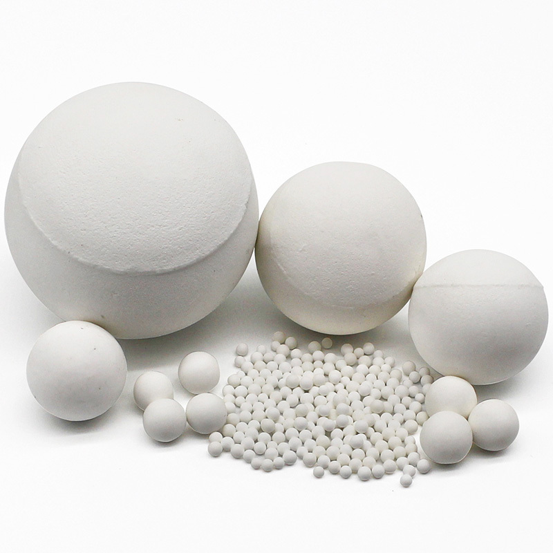 Industrial High Alumina Al2O3 Ceramic Grinding Media Balls Alumina Wet Grinding Ball