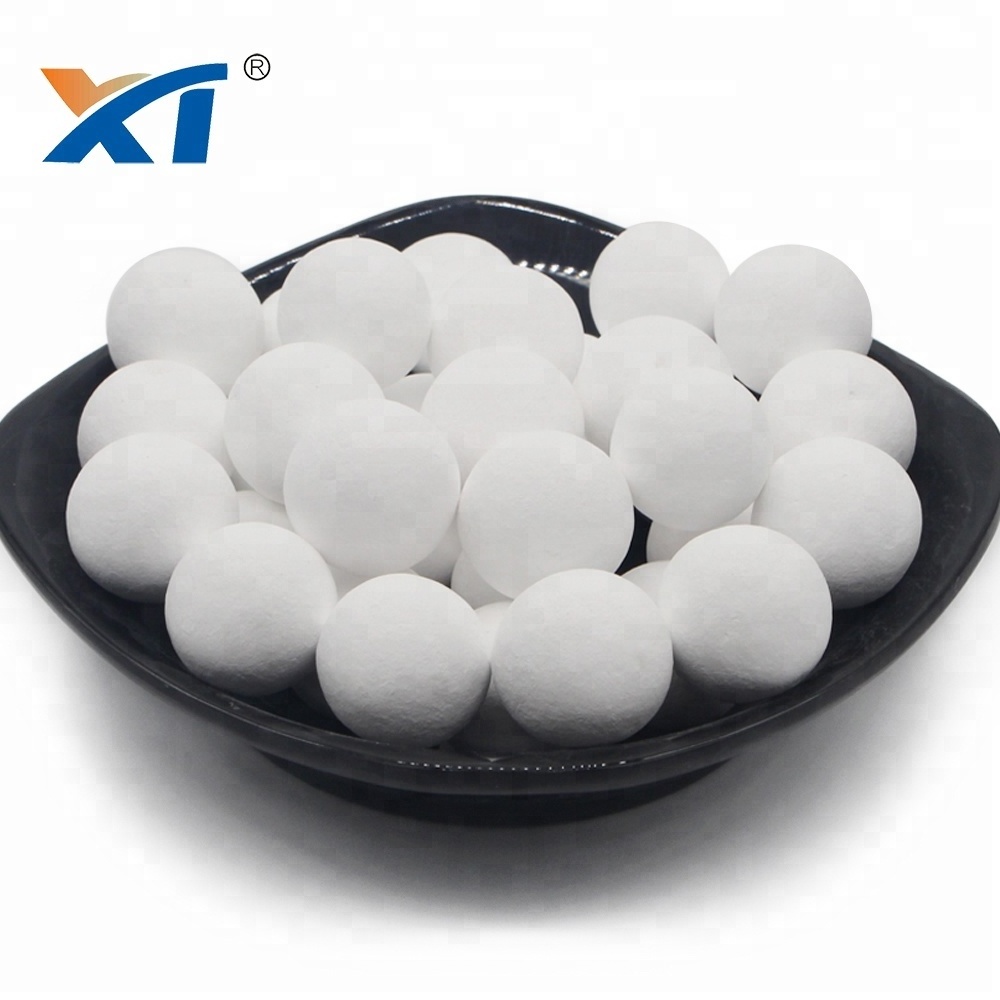 XINTAO Customized Alkaline 17-19%  Inert Aluminium White Ceramic Ball Porcelain