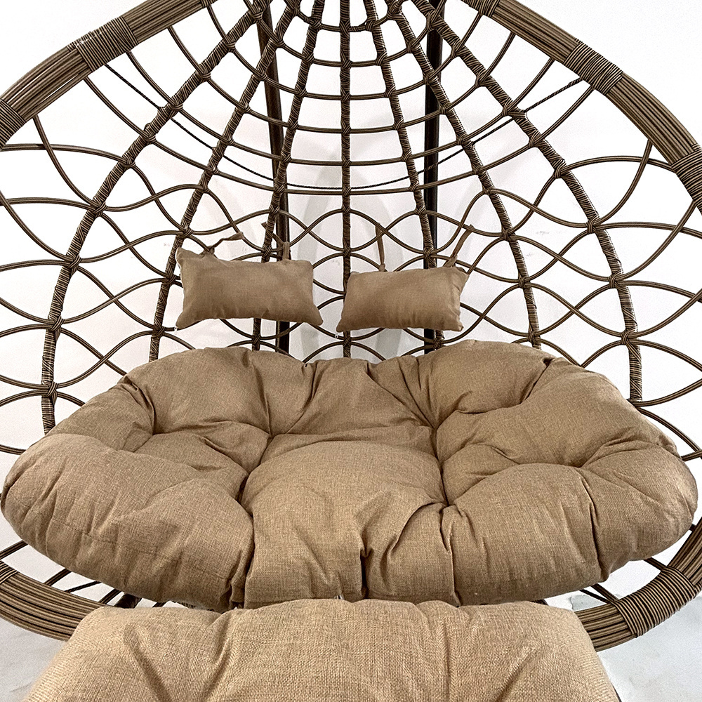 Swing Hanging Chair Encase Wicker Rattan Outdoor Patio Porch Lounge Egg Swings Chairs