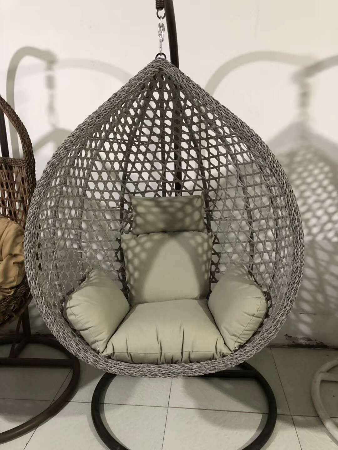 Swing Garden Chair Cushion Hanging Basket Swing Glass Chair Egg Hammock Cradle Outdoor Made In China