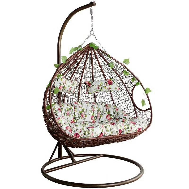 Garden 3 Person Bird Nest Swing Chairs Lounge Chair Baby Rocking Adjustable Canopy Chair Swing Morocco