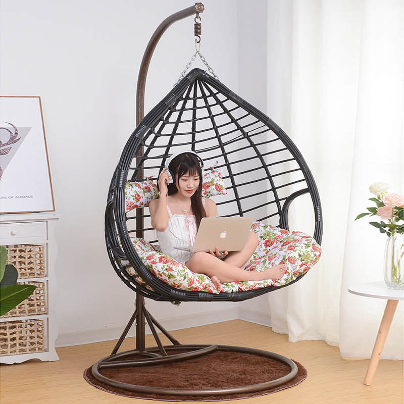 Garden 3 Person Bird Nest Swing Chairs Lounge Chair Baby Rocking Adjustable Canopy Chair Swing Morocco