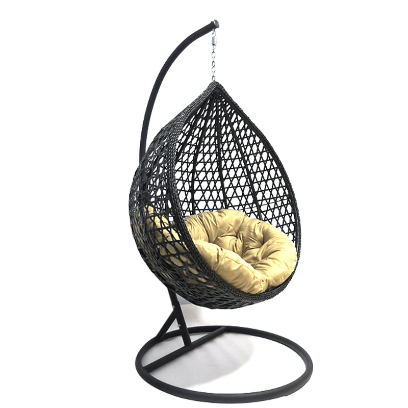 Rattan UK Swing Egg Chair Hanging Patio Garden Outdoor Furniture Chair Double Seated Cushion