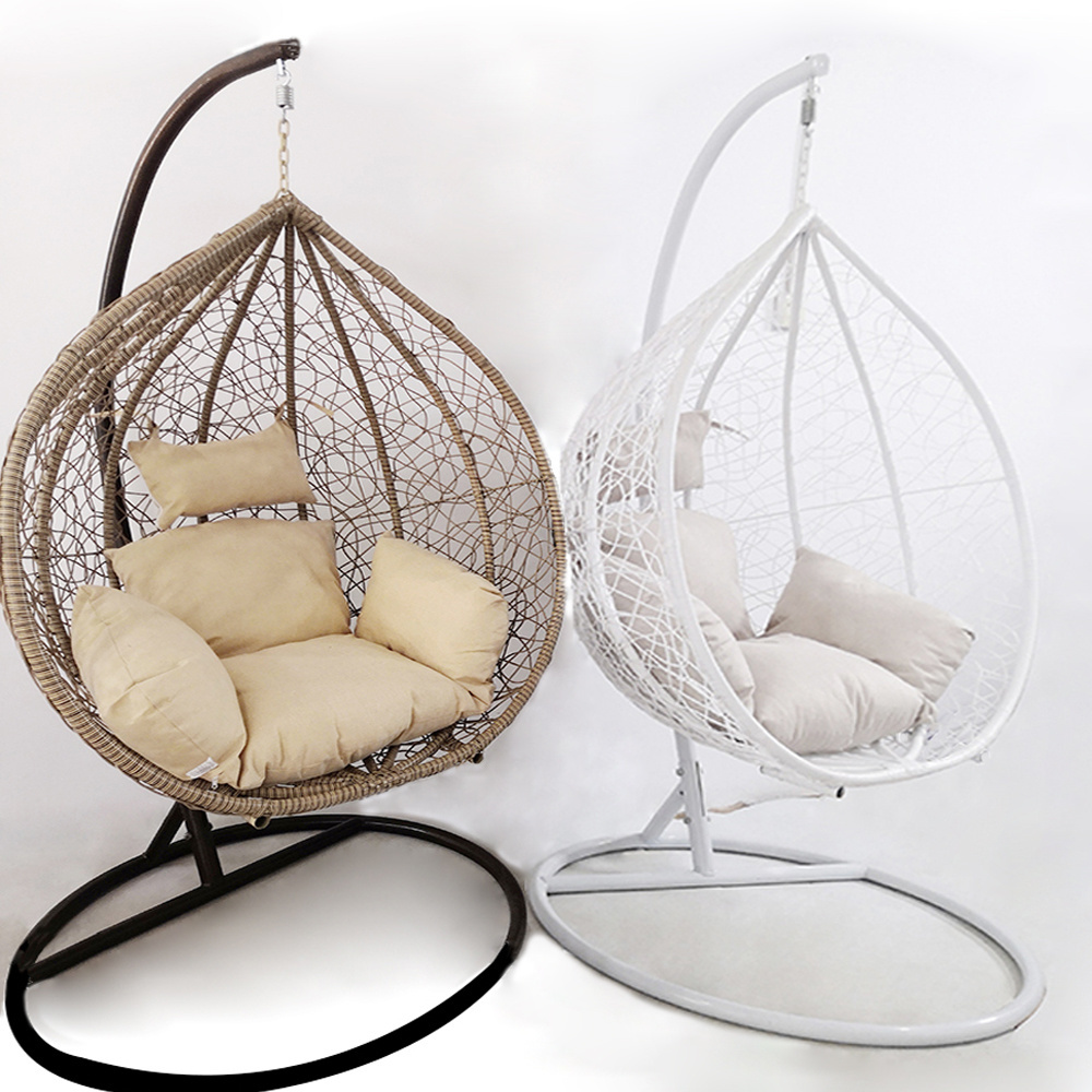 High quality spray powder paint swing chair stand with thicken packaging balancoire boho furniture