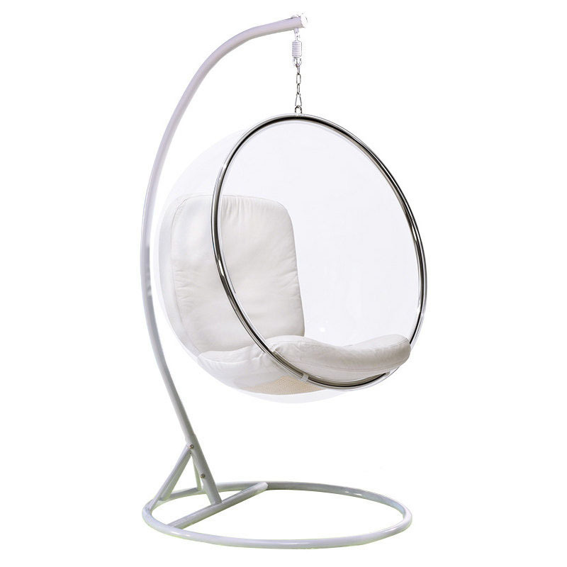 Modern thickened acrylic hanging egg chair swing acrylic hanging ball golden egg bubble chair acrylic hanging chair