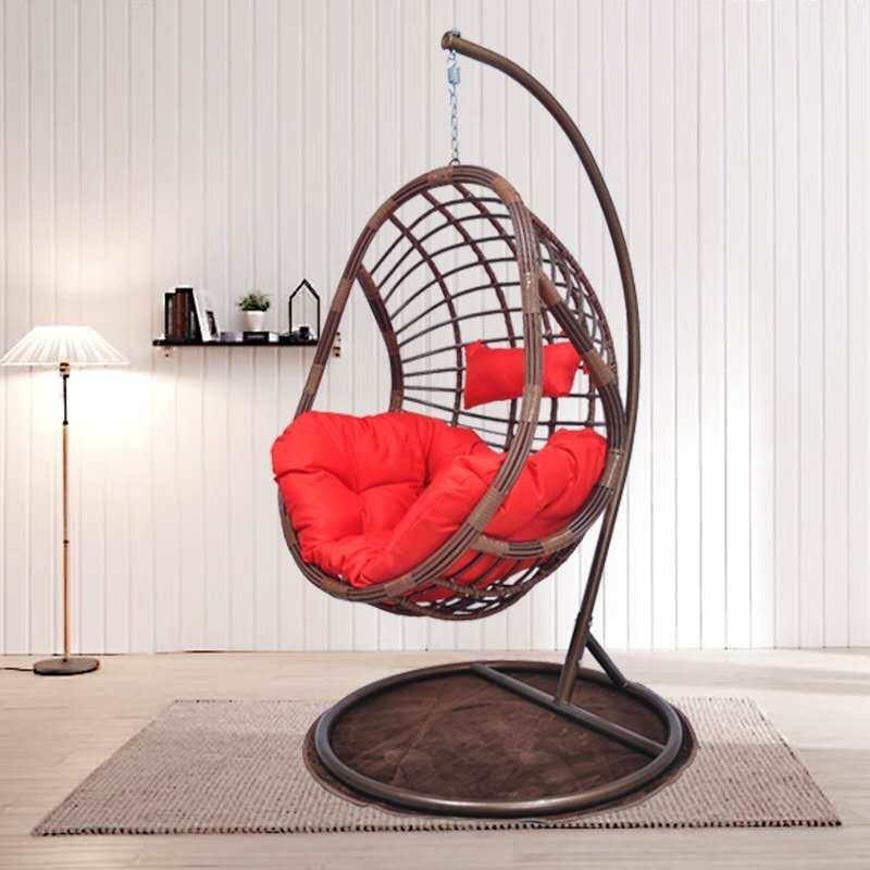 Modern Stylish jhula swing for indoors most popular backyard swing set big size cushion hangstoel swing chair