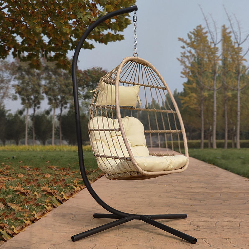 Patio Swing Chairs Hammock Hanging Egg Chairs Rope Swing Chair