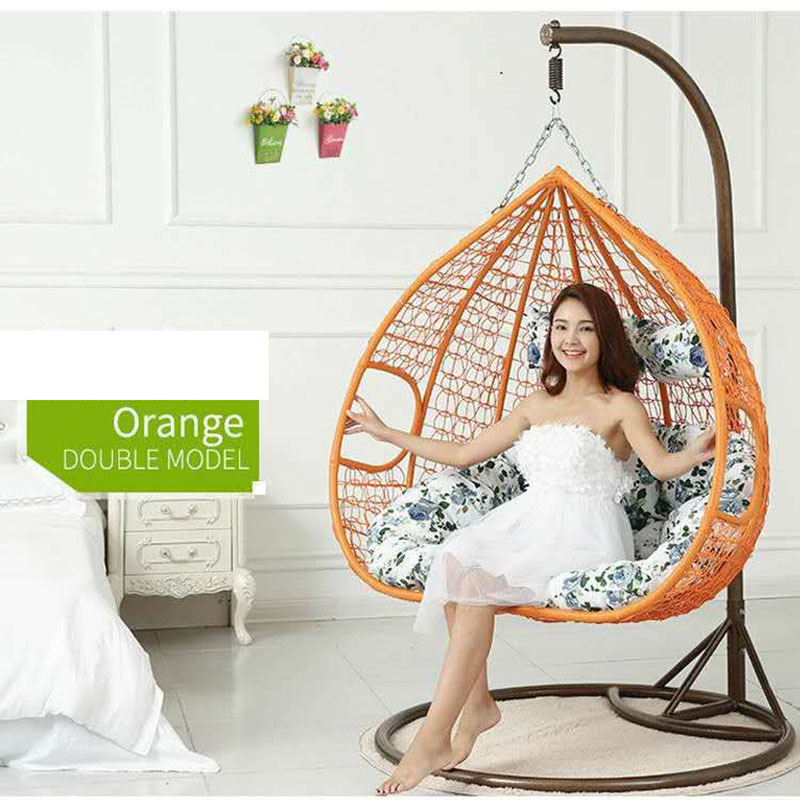 Homewares Kid Jhula Daybed Rattan Hanging Swing Bed Round Wicker Sofa Egg Swing Chair