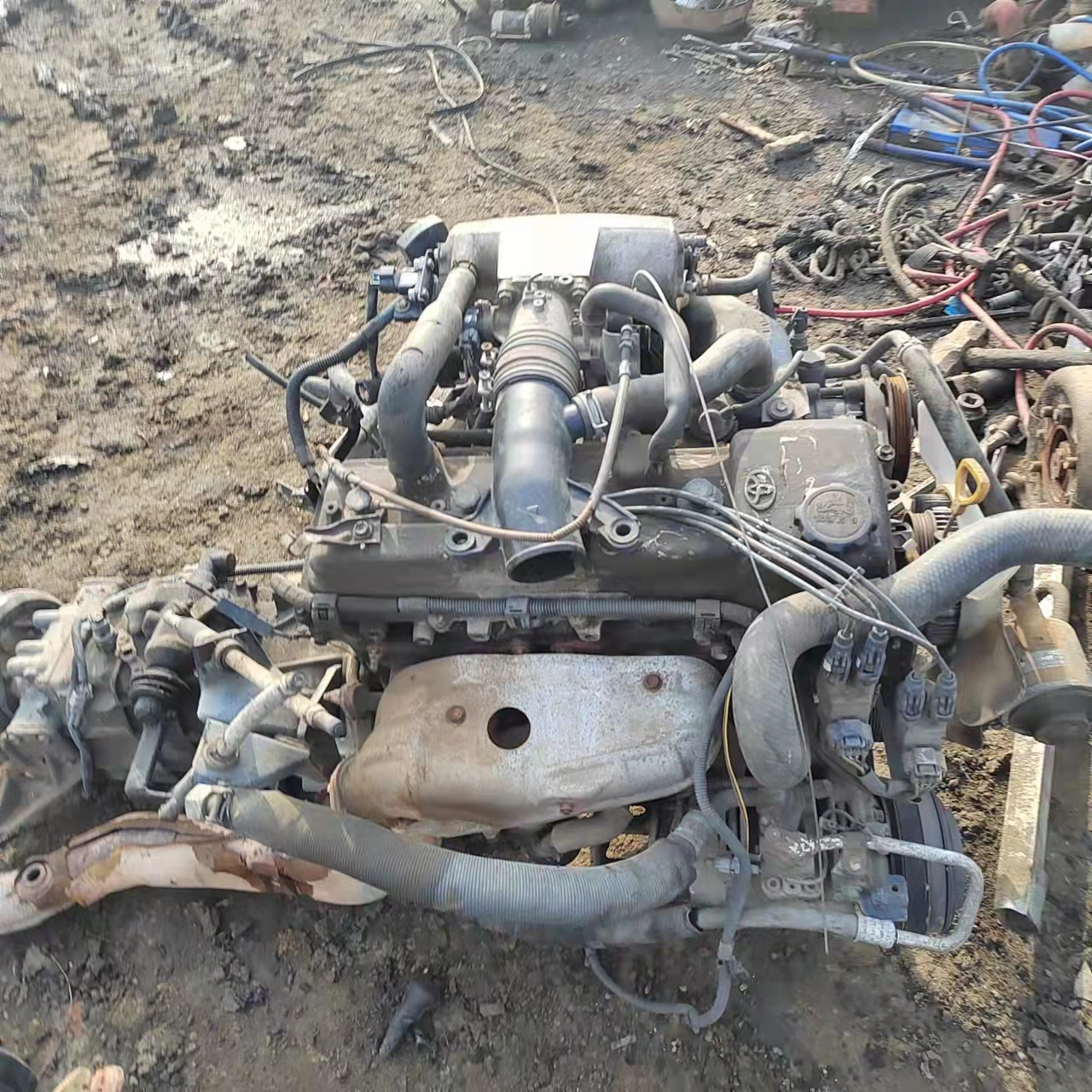 Used Japan 3rz Diesel Engine 4 Cylinder With Gearbox for sale