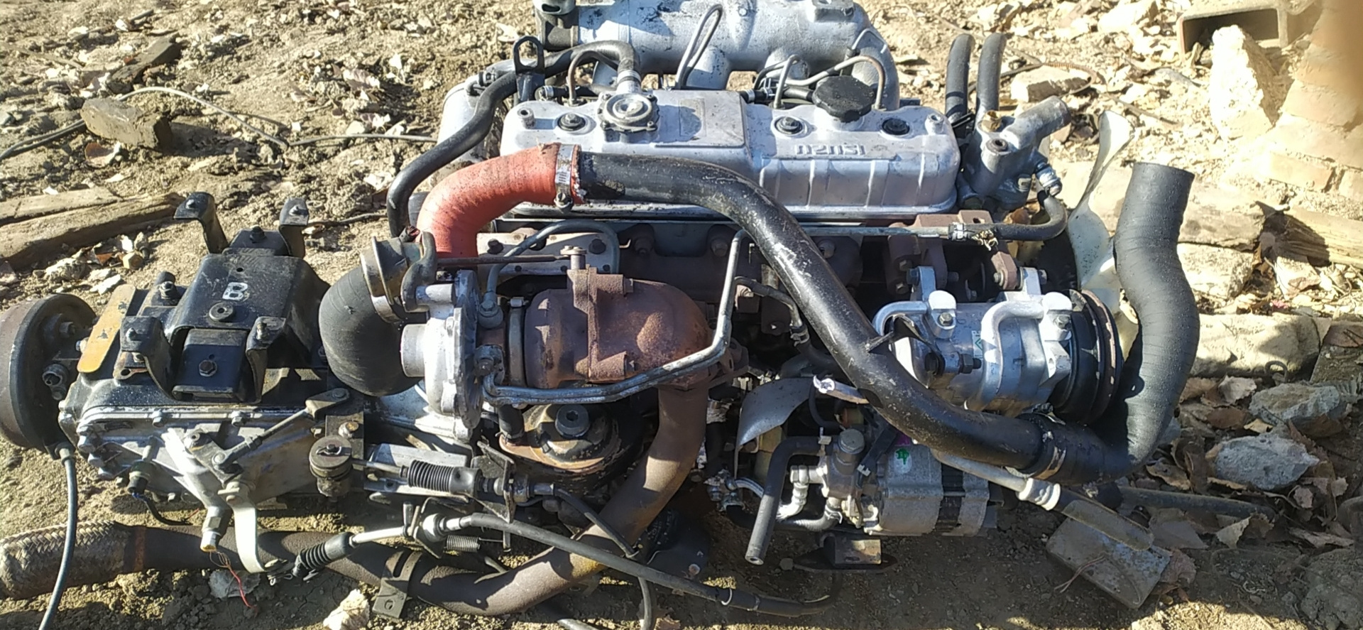 Used Complete 4JB1 4JB1T Complete Engine for Isuzu 4JB1 Truck Diesel Engine