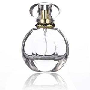 Spray empty glass spray perfume bottle sphere flat cosmetic packaging pump essential oil bottle