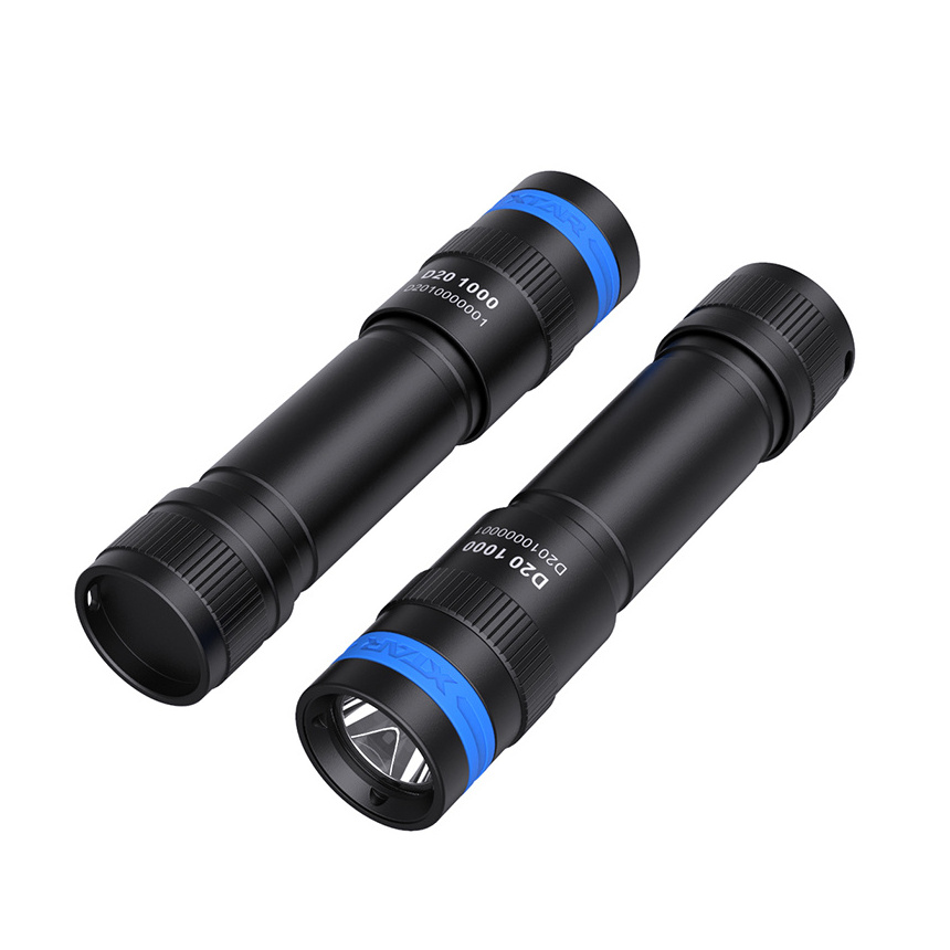 Xtar D20 Mini 1000 Lumens Ipx8 50m Diving Depth Freediving Led Diving Flashlight