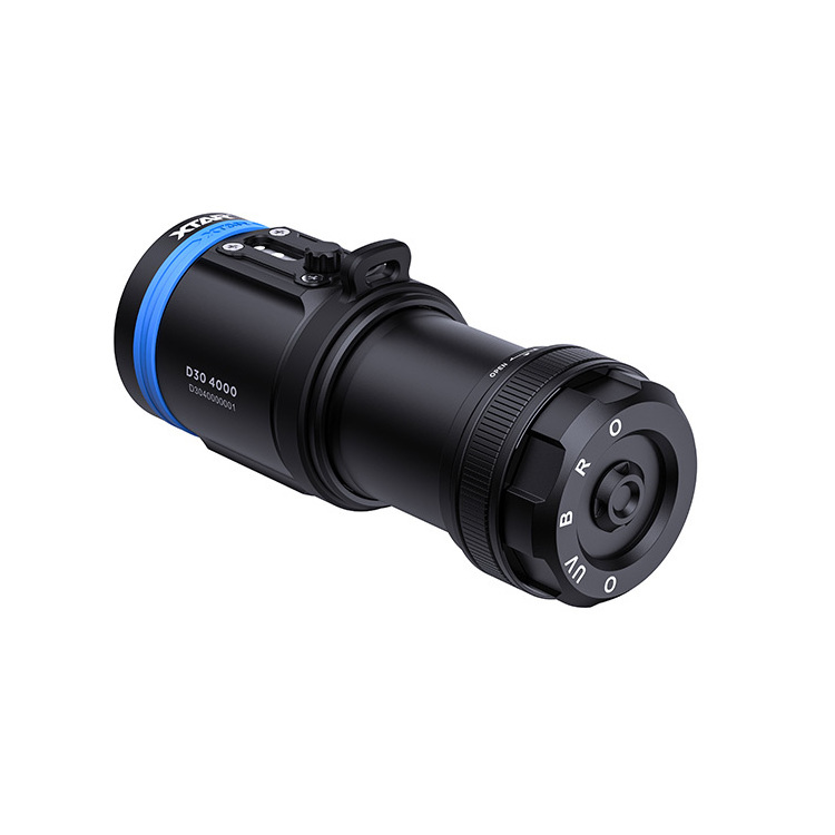 XTAR D30 4000 lumens lanterna video subaquatico torce subacquee torch professional underwater scuba video photo light flashlight