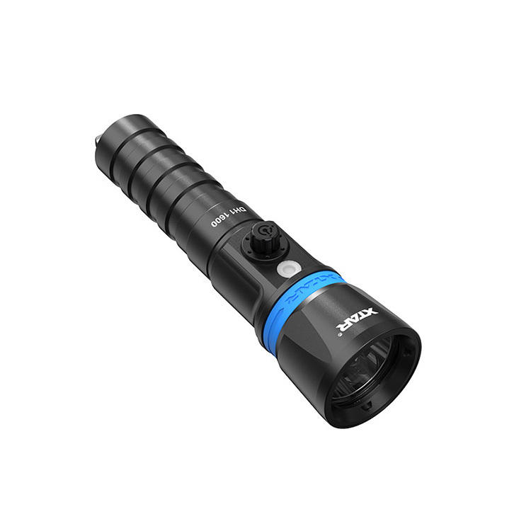 XTAR Hunter DH1 1600 Lumens Spotlight Spearfishing Scuba Dive Light Underwater 100m Diving Flashlight