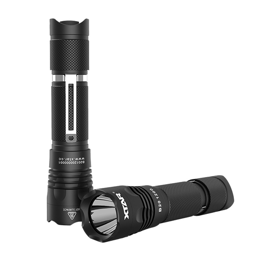 XTAR B20 1200 Lumens IPX8 Waterproof Rescue Emergency Outdoor Cycling Sports LED Torch Flashlight With Tactical Tail