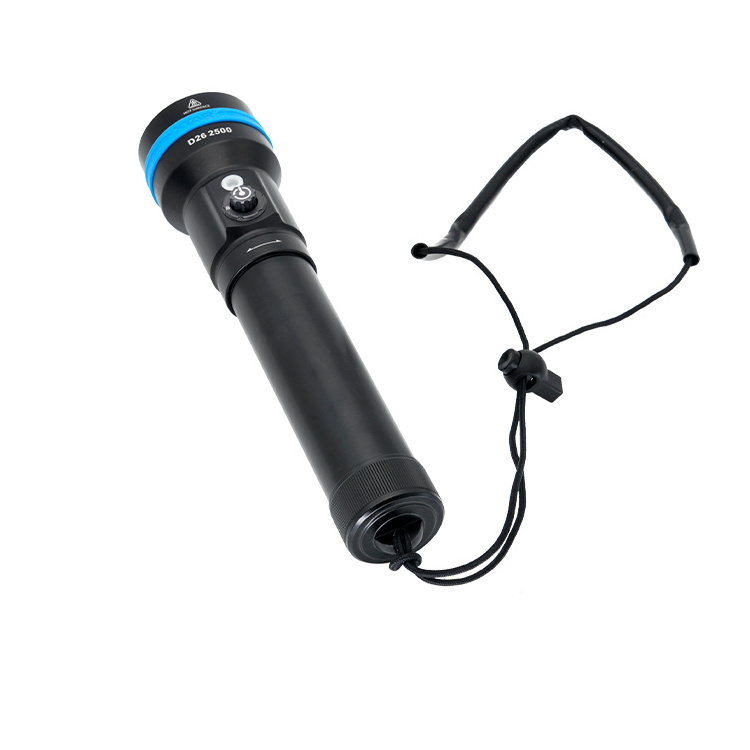 XTAR D26 2500 professional diving flashlight IPX8 waterproof scuba torch senter buat air laut flashlight for seawater