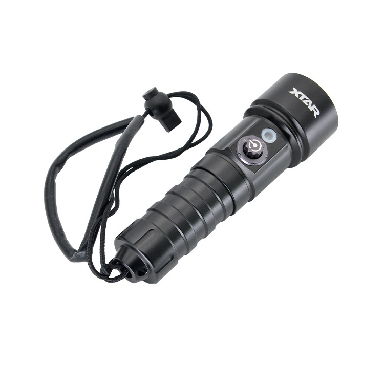 Xtar D26 Whale 1100 1000 Lumen Ip68 Aluminium Underwater 100m Diving Lamp 18650 Battery Rechargeable xm-l2 Diving Flashlight