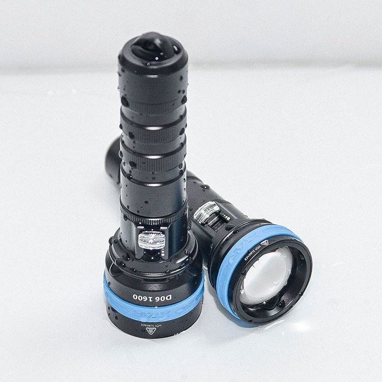 Shenzhen Factory XTAR D06 magnetic dimming switch 1600 lumens powerful rechargeable diving flashlight