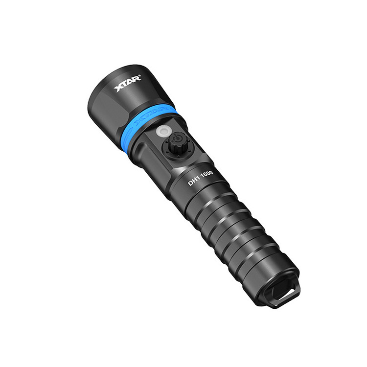 XTAR DH1 1600lm IPX8 355m Long Distance Underwater Hunting Spearfishing Cave Night Diving Torch Lamp Dive Flashlight