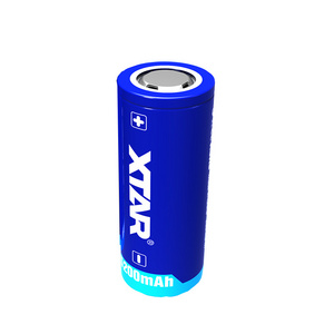 Xtar Cylindrical 26650 Li Ion Battery 5200mah High Capacity Battery Lithium Ion Rechargeable Flashlight Battery