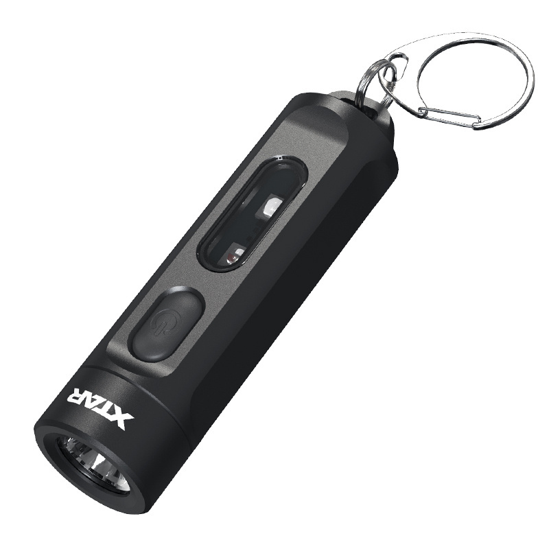 XTAR T1 500 Lumens Customized Metal Aluminum Key Chain Led Flashlight Bright Mini Keychain Flashlight Bulk Usb C Rechargeable