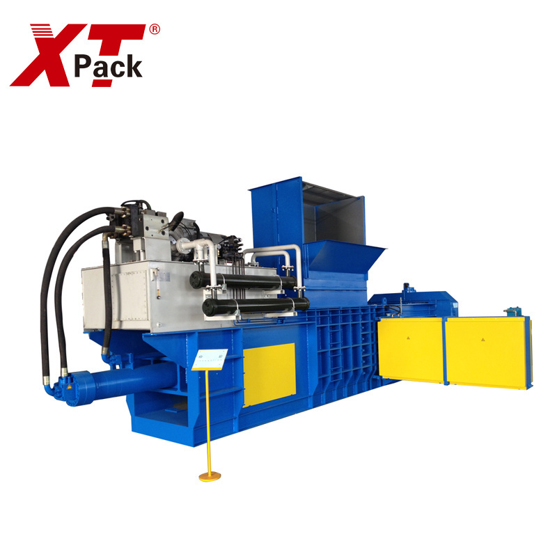 Superior quality hydraulic horizontal  plastic paper book fiber straw compactor baling baler machine