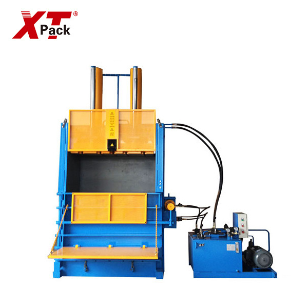 Hot sale vertical hydraulic scrap used tire baling bailing baler machine for tyres