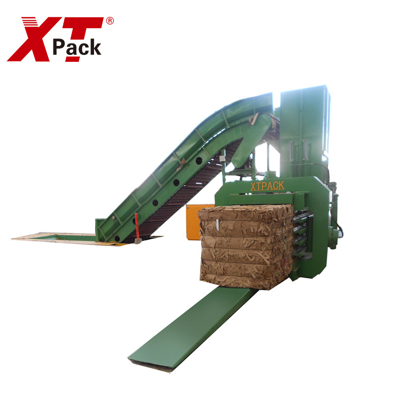 Superior quality hydraulic horizontal  plastic paper book fiber straw compactor baling baler machine