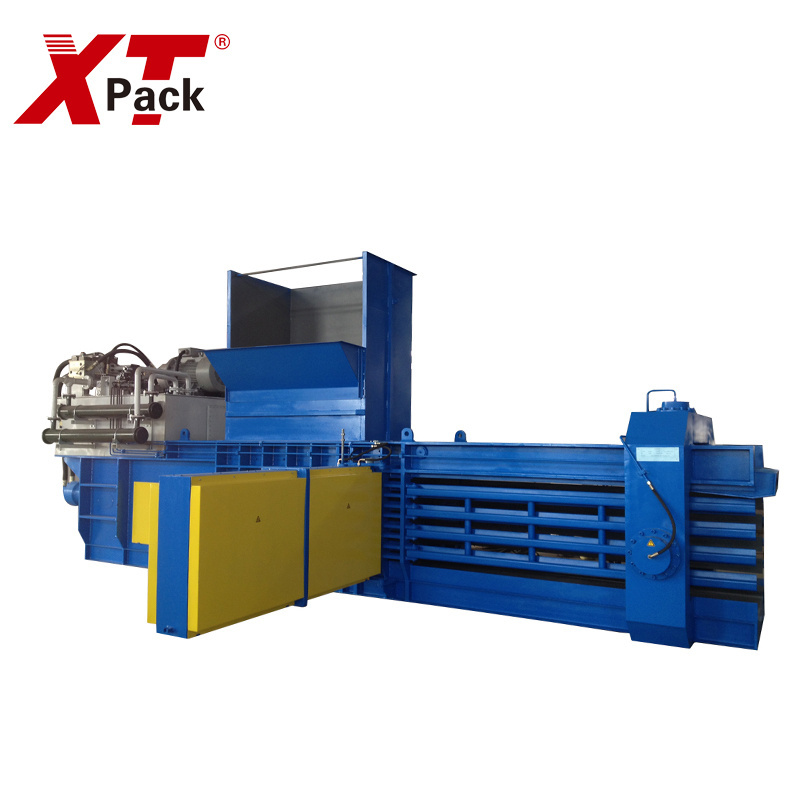 Superior quality hydraulic horizontal  plastic paper book fiber straw compactor baling baler machine