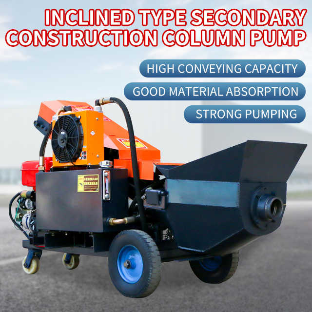 Sales of portable mobile trailer type cement concrete pumps, small concrete delivery pumps, mixing sales