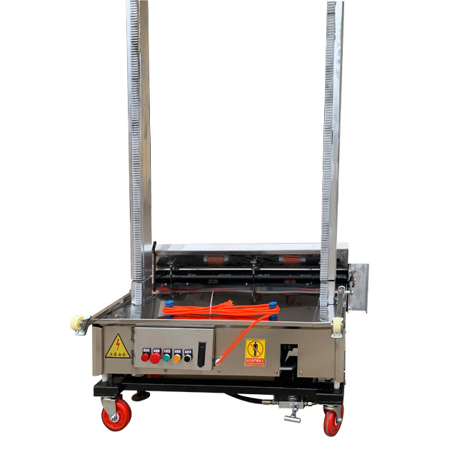 The 8th generation full-automatic electronic concrete exterior wall plastering spraying machine/plastering machine rendering mac