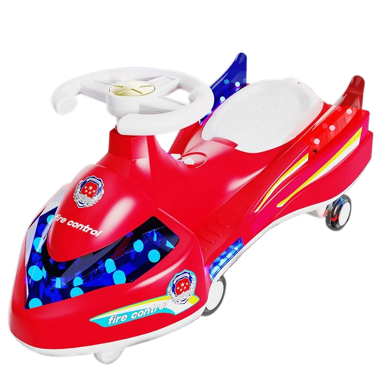 High Quality  Wholesale Children's Twist Toys  Universal Wheel With Light And Music Ride On Car Toy Baby Swing Cars