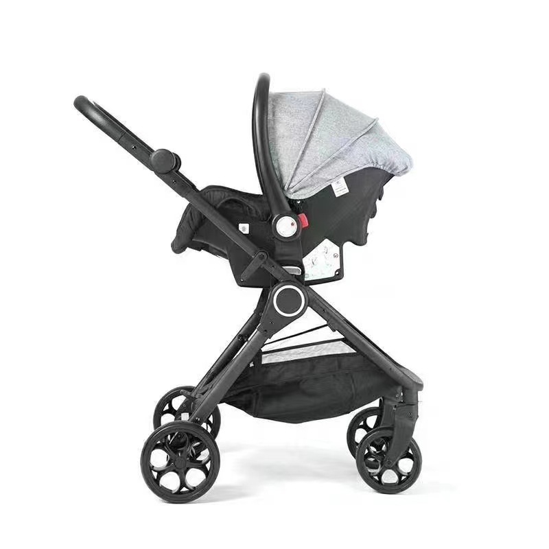 factory direct multifunctional light weight baby 3 in 1 stroller with car seat