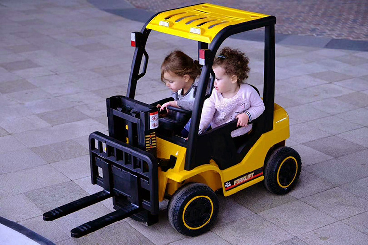 Hot selling wholesale kids forklift truck  12V battery  electric kids ride on forklift