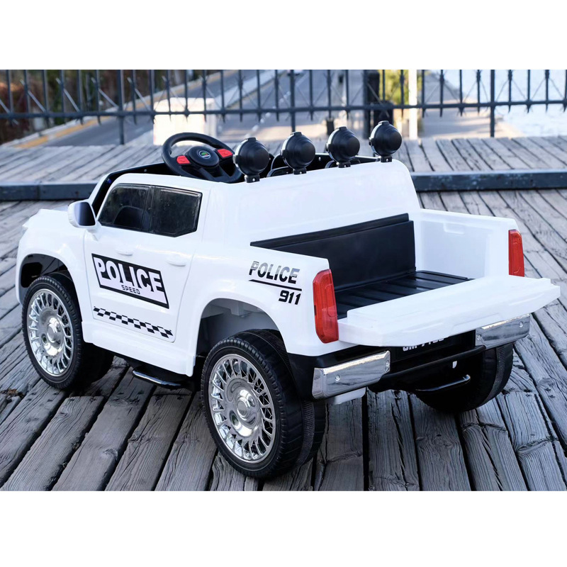 New Ride On Cars 12v Big Battery 380 Motor Driving Toys Led Light Licensed kids police car battery ride on car for kids