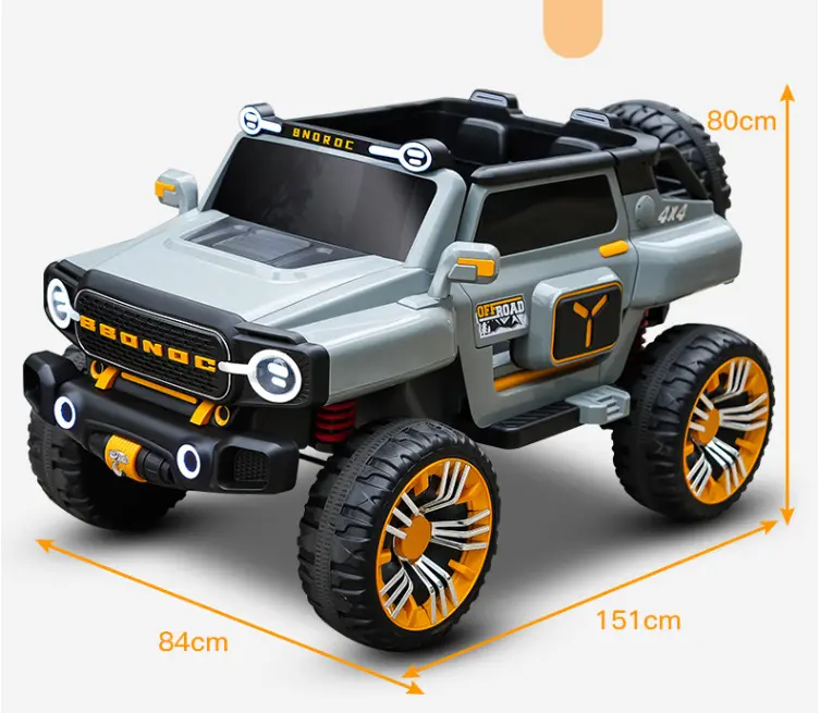 Children Electric Toy Car/Remote Control Kids Ride On Car/Battery Off-road Vehicle  12V Battery Powered Four Wheels Drive Remote