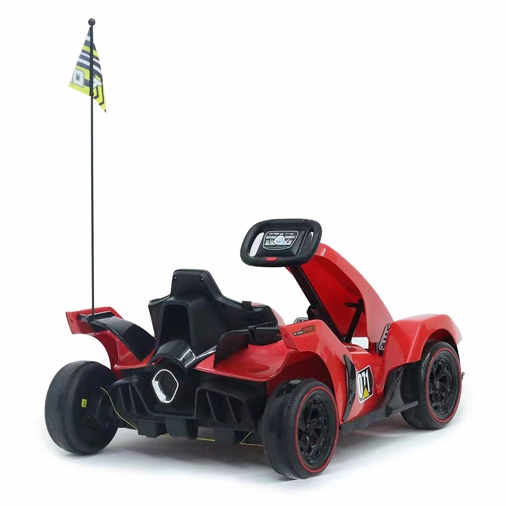 children go kart drift ride on car  four-wheel 24v battery electric kids go kart